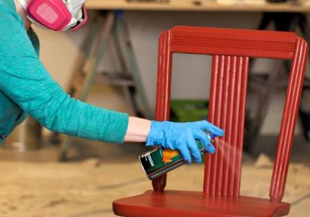 Как перекрасить стул